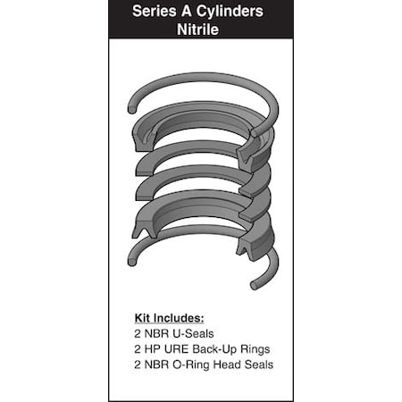 Atlas - After Market Parts Hydraulic Cylinder Repair Kit- I-PK-N-N-5-3-1/4 4B00S032S